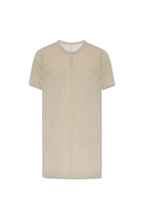 Tシャツ・カットソー RICK OWENS Men Tops 92843 RR01E5238 JNCP3 91501 Beige Rick Owens Jumbo T-Shirt in Eggshell White | SVD USA